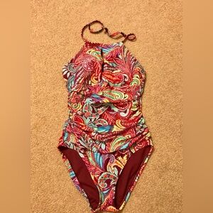 Ellen Tracy Paisley Swim suit
